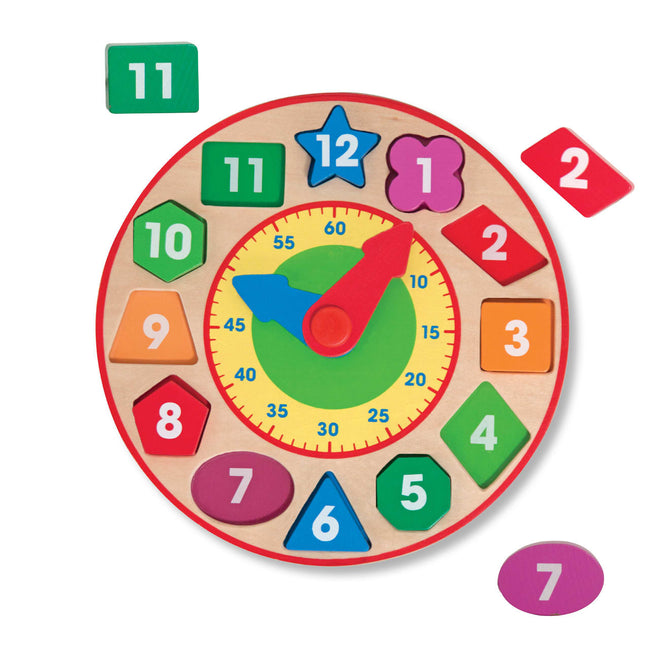 Shape Sorting Clock Toy