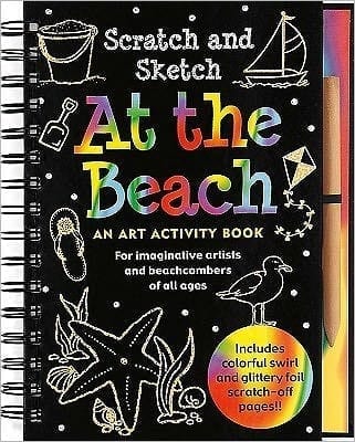 Scratch and Sketch At the Beach Activity Book