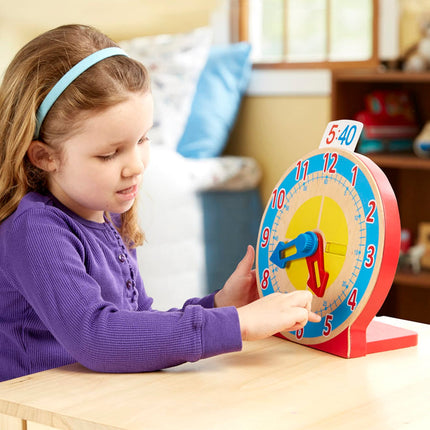 Turn & Tell Wooden Toy Clock