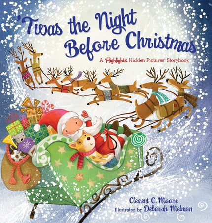 Twas the Night Before Christmas Hardcover Book