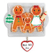 Made with Love Gingerbread Family Personalized ChristmasOrnament