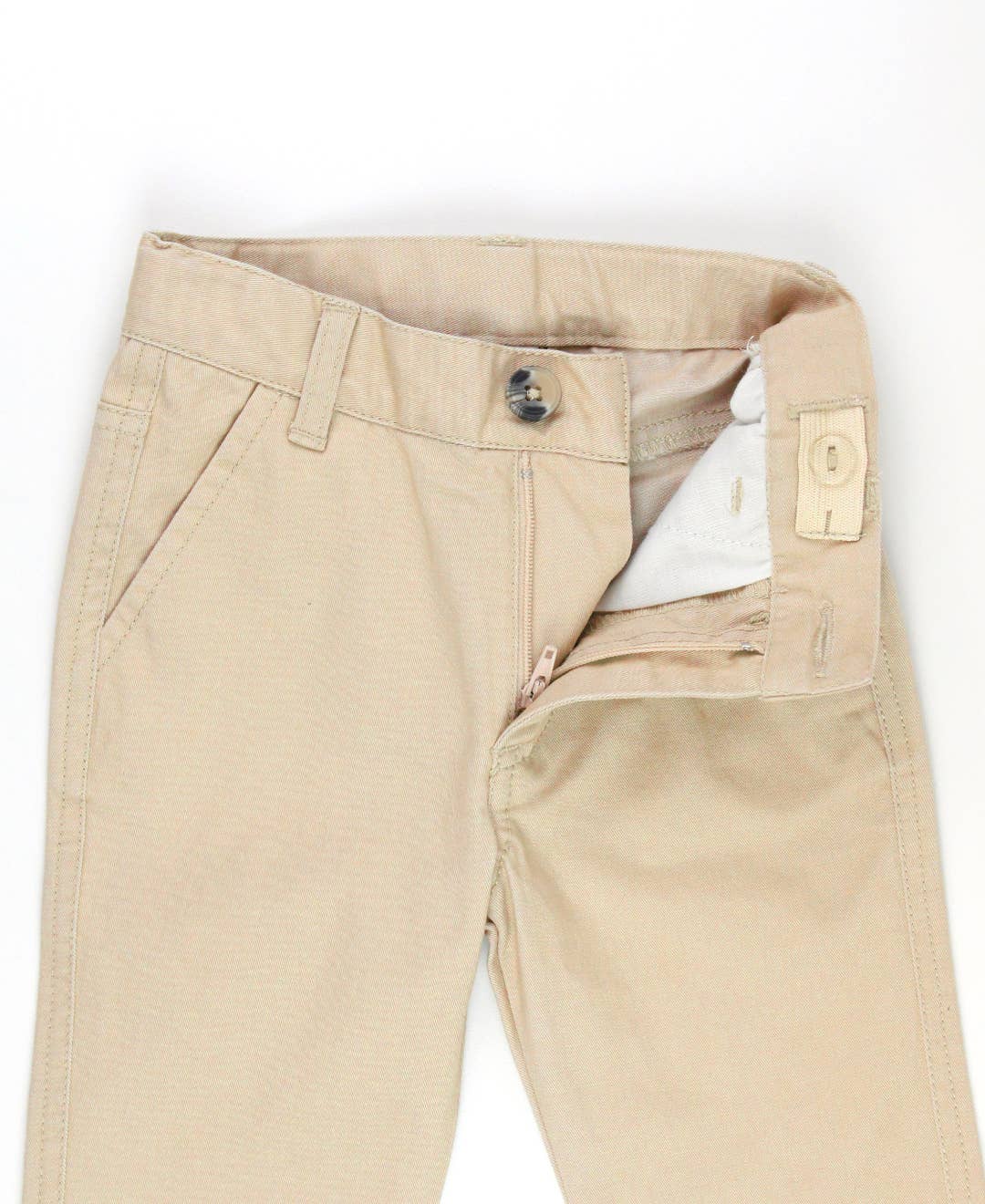 Khaki Stretch Chino Pants