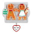 Made with Love Gingerbread Family Personalized ChristmasOrnament