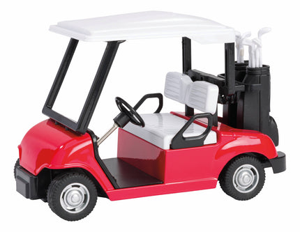 Die Cast Toysmith Pull-Back Golf Cart-Toy Car