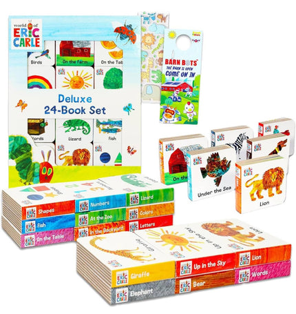 World of Eric Carle Deluxe 24 Book Set - Early Learning Book