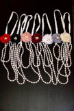 Pearl Lace Flower Necklace