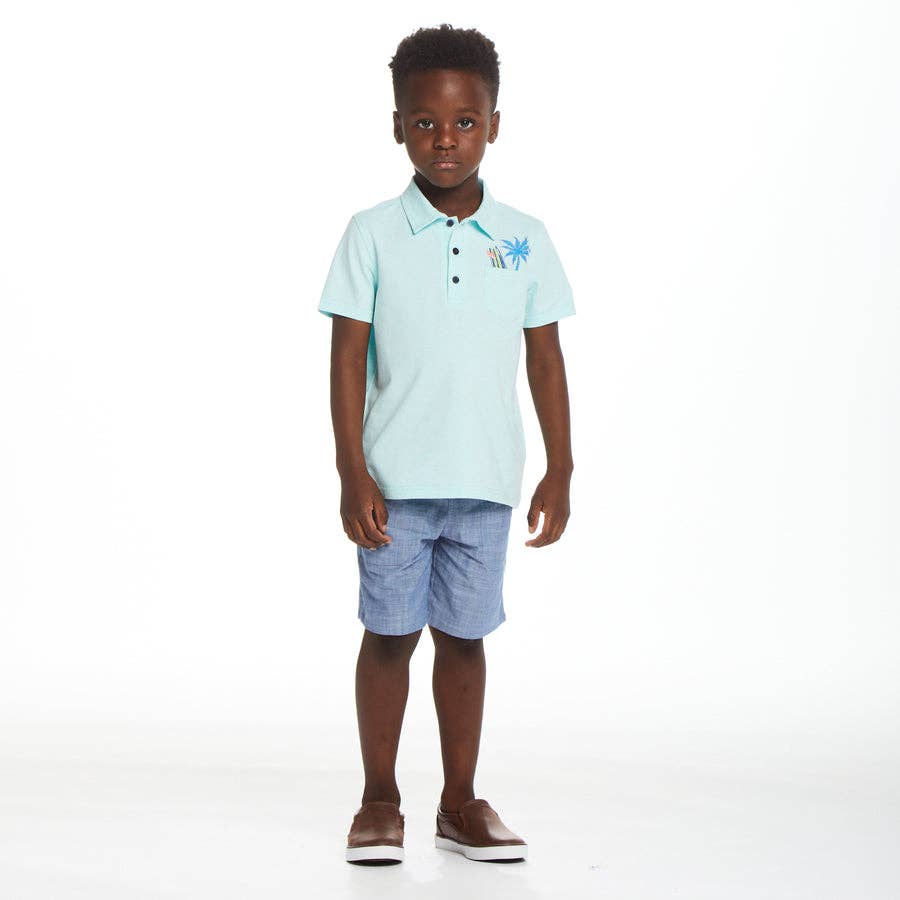 Polo Set - Aqua Surf