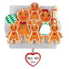 Made with Love Gingerbread Family Personalized ChristmasOrnament