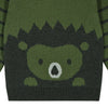 Boys Baby Olive Porcupine Sweater Set