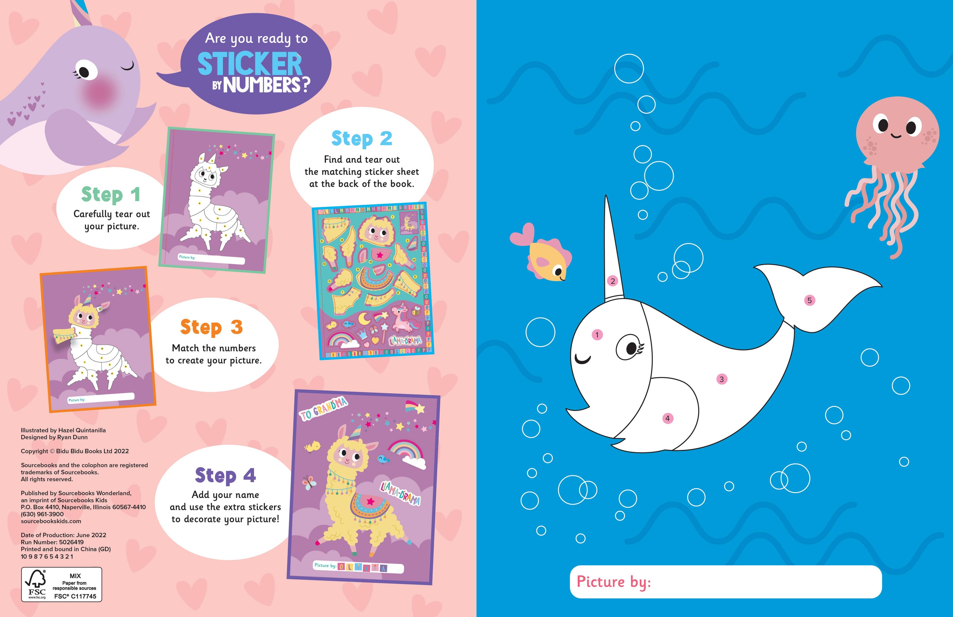 My First Sticker By Numbers: Magical Creatures Activity Book