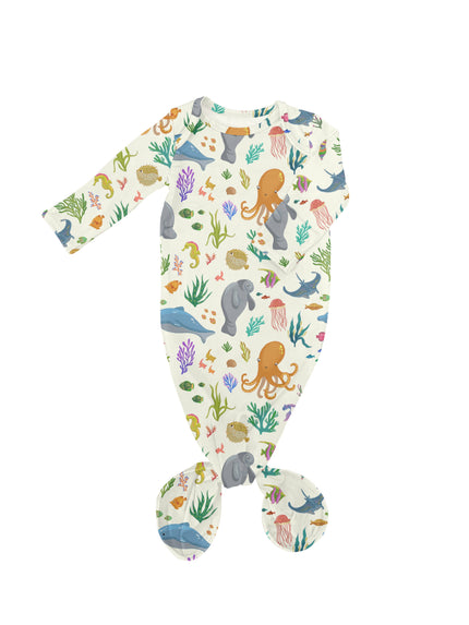 Ocean Friends Bamboo Knotted Gown