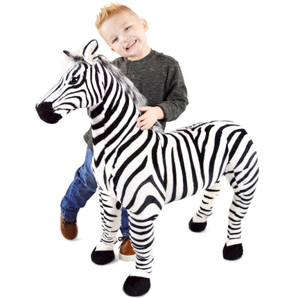 Zelassie The Zebra | 31 Inch Stuffed Animal Plush