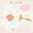 Shell-abrate Cutie Children's Stud Earrings