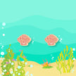 Shell-abrate Cutie Children's Stud Earrings