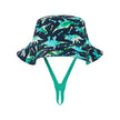 Dino Print Swim Romper and Hat