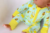 Lemonade Stands & Honey Bears Bamboo Convertible Footie (NB-24m)