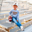 Football Patch Trucker Hat - Gray/White - Kids Football Hat