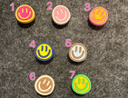 Colorful Smile Face Shoe Charms