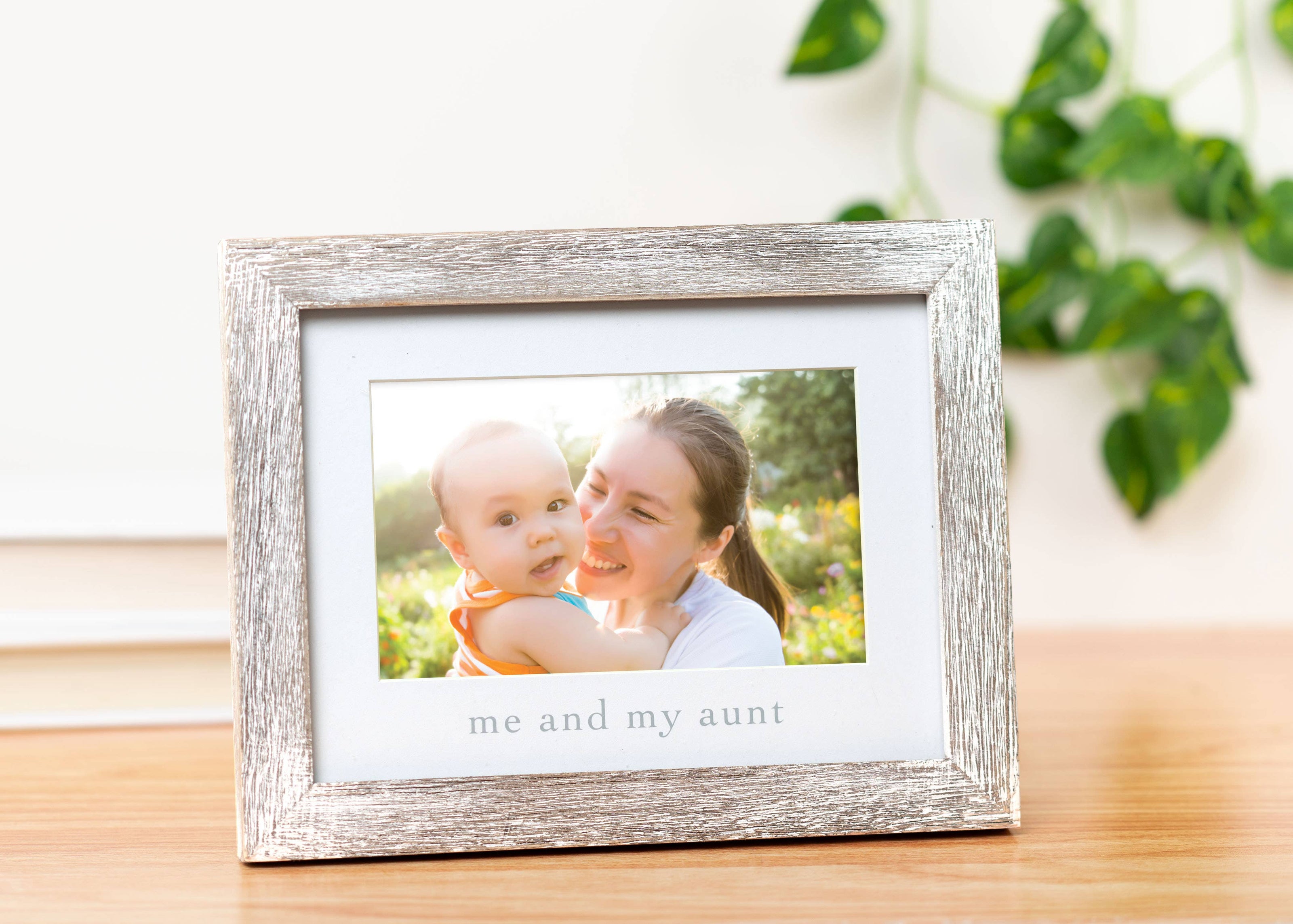 Me and My Aunt Sentiment Frame, Rustic