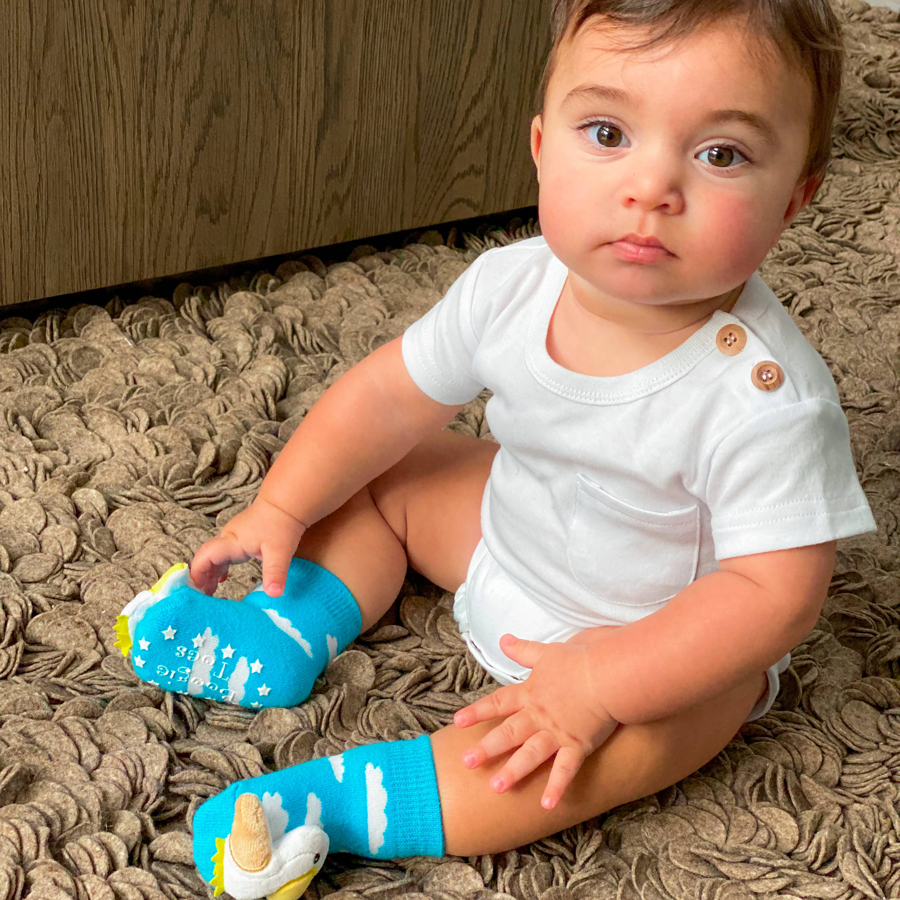 Baby Pelican Baby Rattle Socks