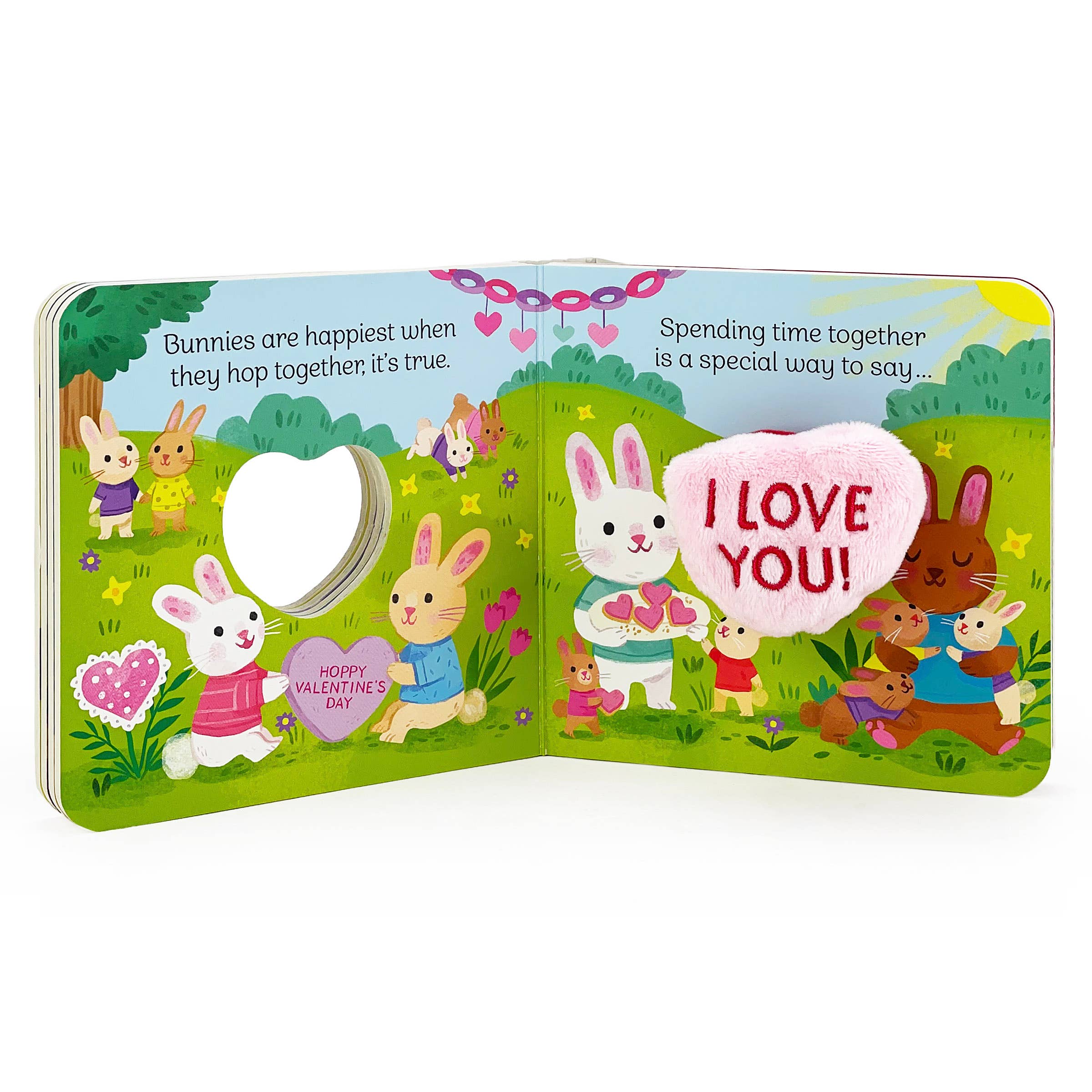 Finger Puppet Board Book - My Little Valentine