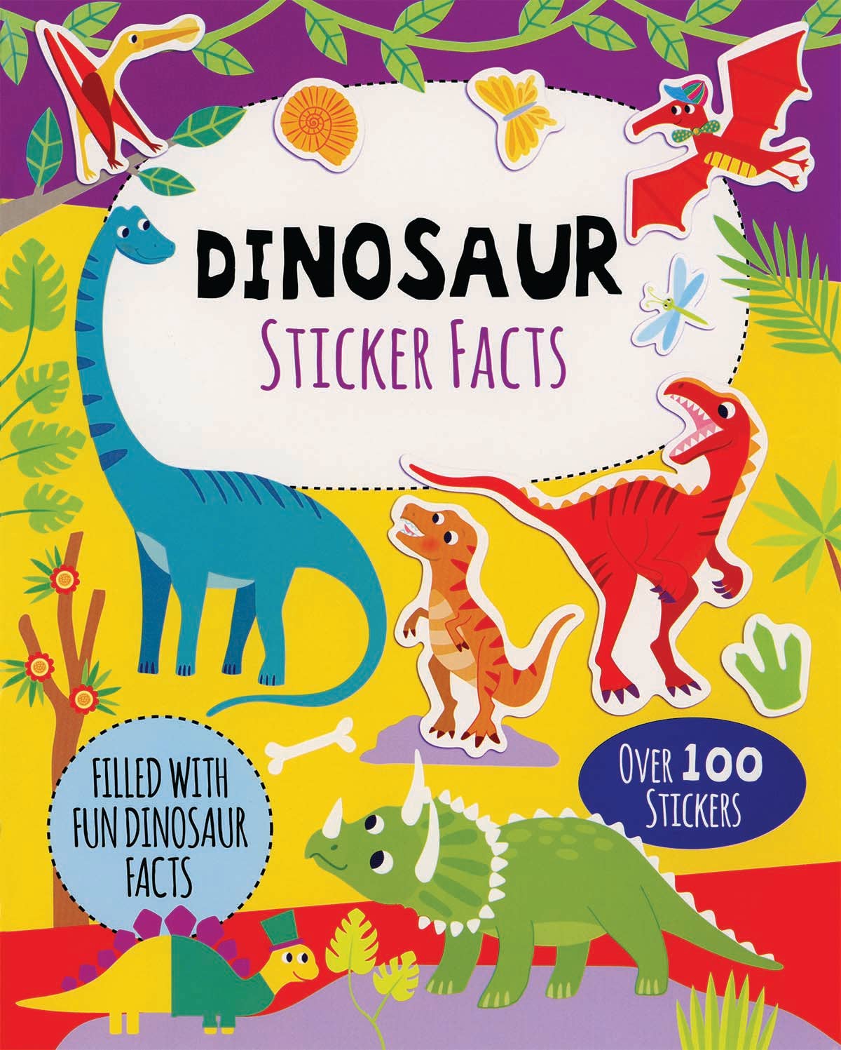 Dinosaur Sticker Facts Sticker Book