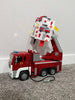 Crinkle Tag Square Toy-Firetruck Firefighter