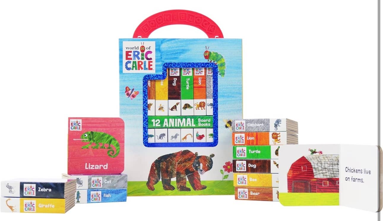 World of Eric Carle, My First Library Animal Board Book Set 