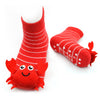 Red Crabby Crab Boogie Toes Rattle Socks