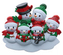 Snowman Family Personalized Christmas Ornament