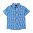 Short Sleeve Buttondown Set - Blue Shark