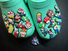 Cartoon Super Mario Shoe Charms