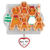 Made with Love Gingerbread Family Personalized ChristmasOrnament