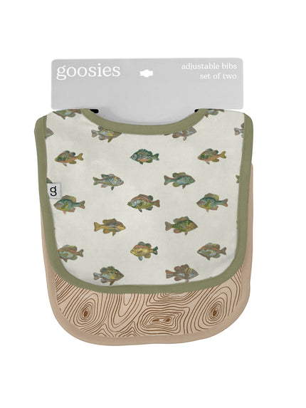 Lake Fish Bamboo Bib Set