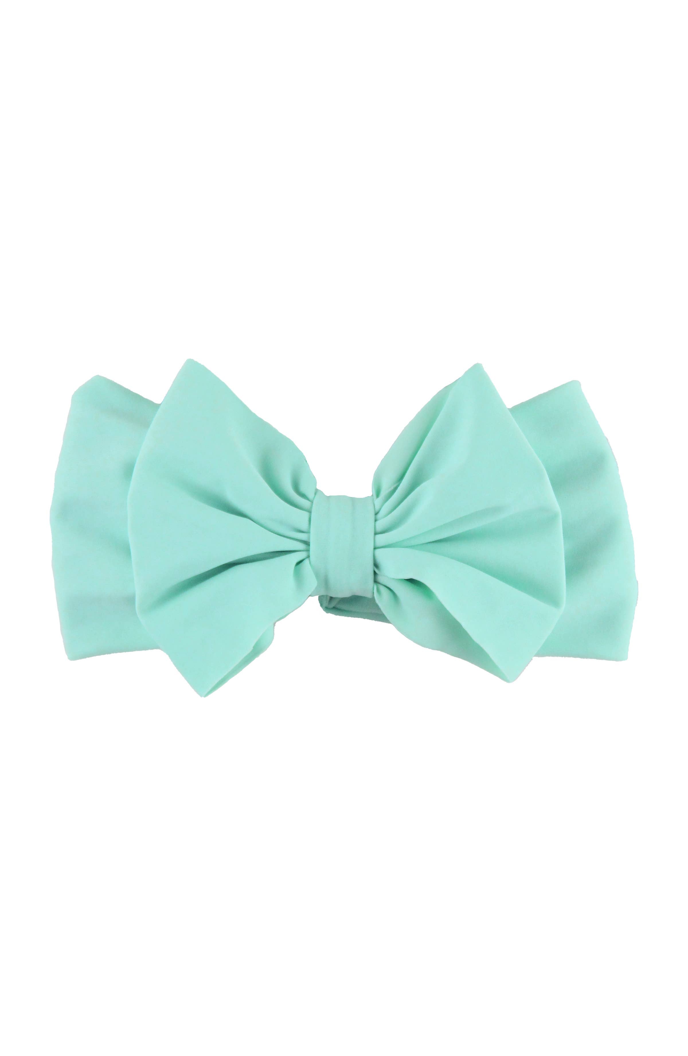 Vintage Aqua Swim Bow Headband