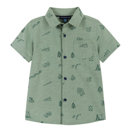 Short Sleeve Knit Buttondown Shirt | Outdoor Adventurer