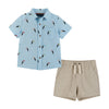 Boys Baby Toucan Buttondown & Shorts Set