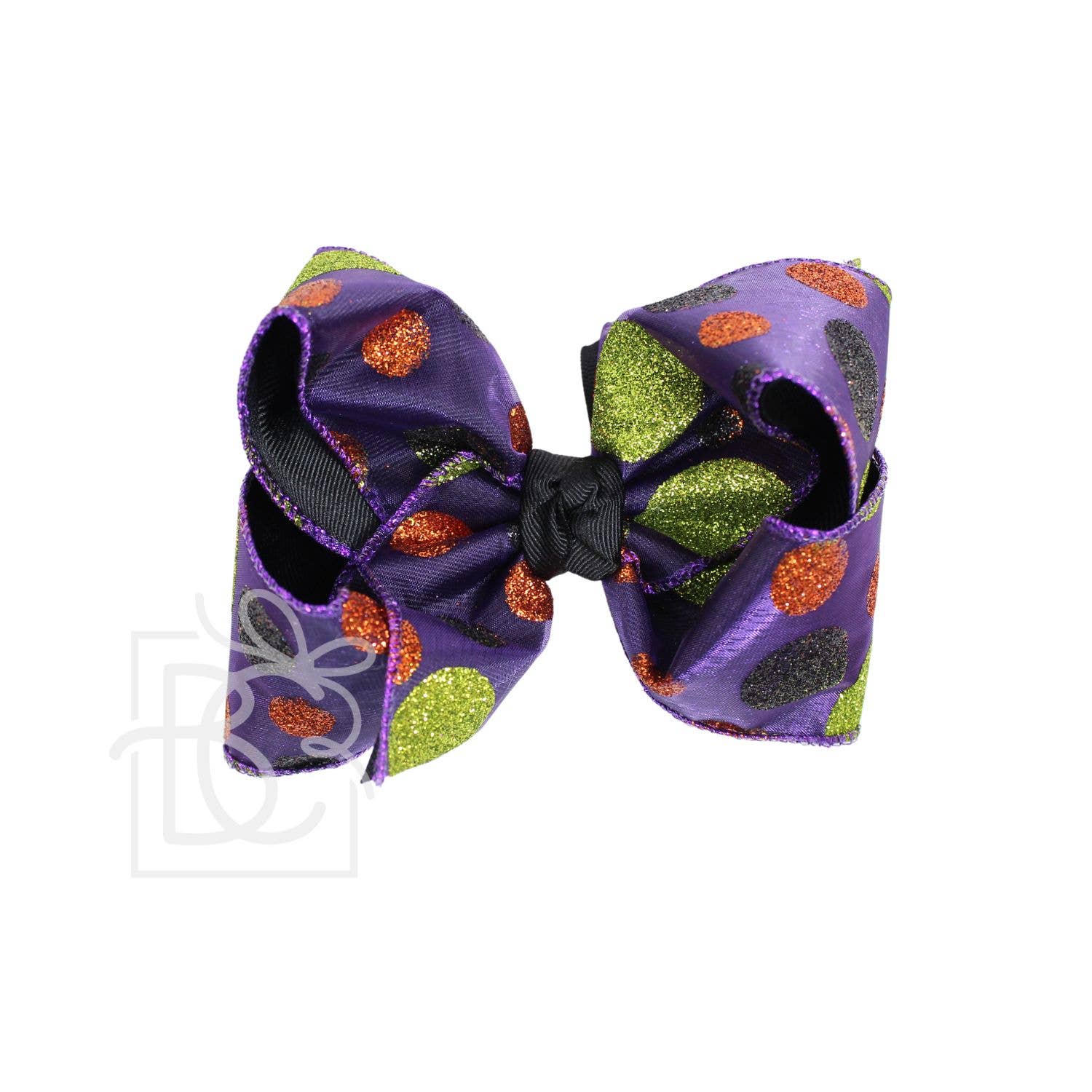 Layered Halloween Dots Bow