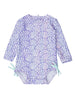Magical Mermaid Long Sleeve One Piece Rash Guard