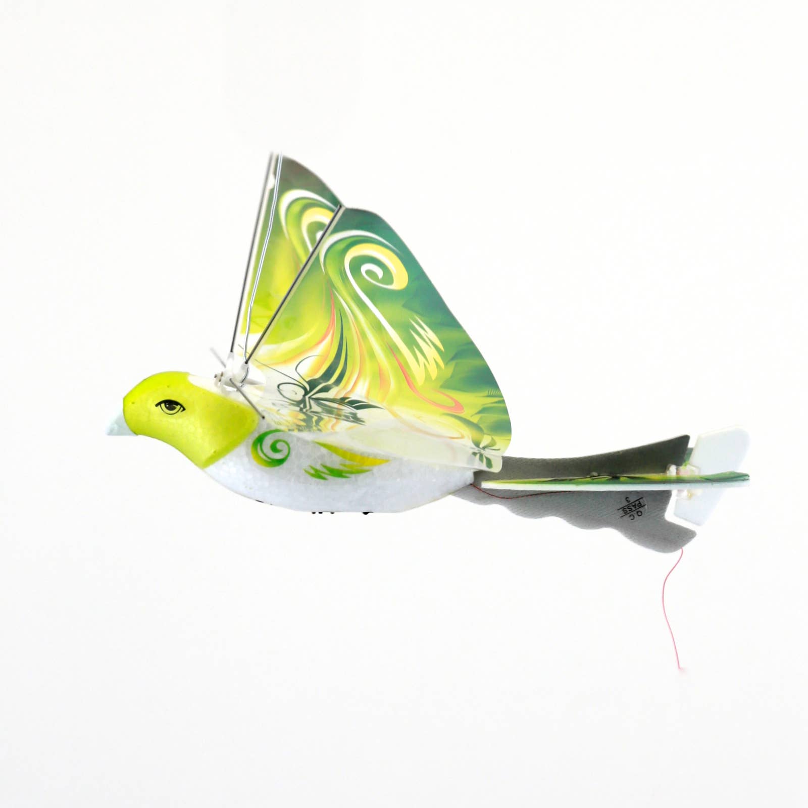 EBird Green Parrot Toy - 2.4 GHz RC Flap Wings Flying Bird Drone