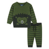 Boys Baby Olive Porcupine Sweater Set