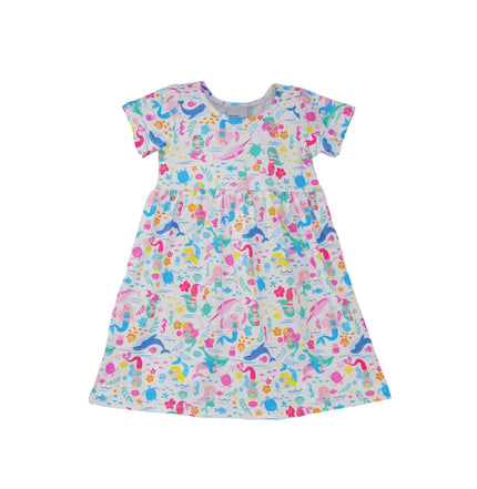 Kids UPF50+ Laya Short Sleeve Tee Dress