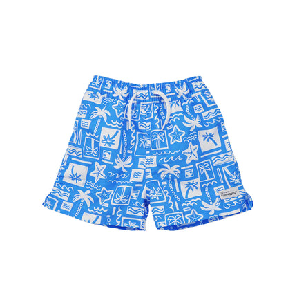 Kids UPF50+ Wesley Swim Trunks with Mesh Liner