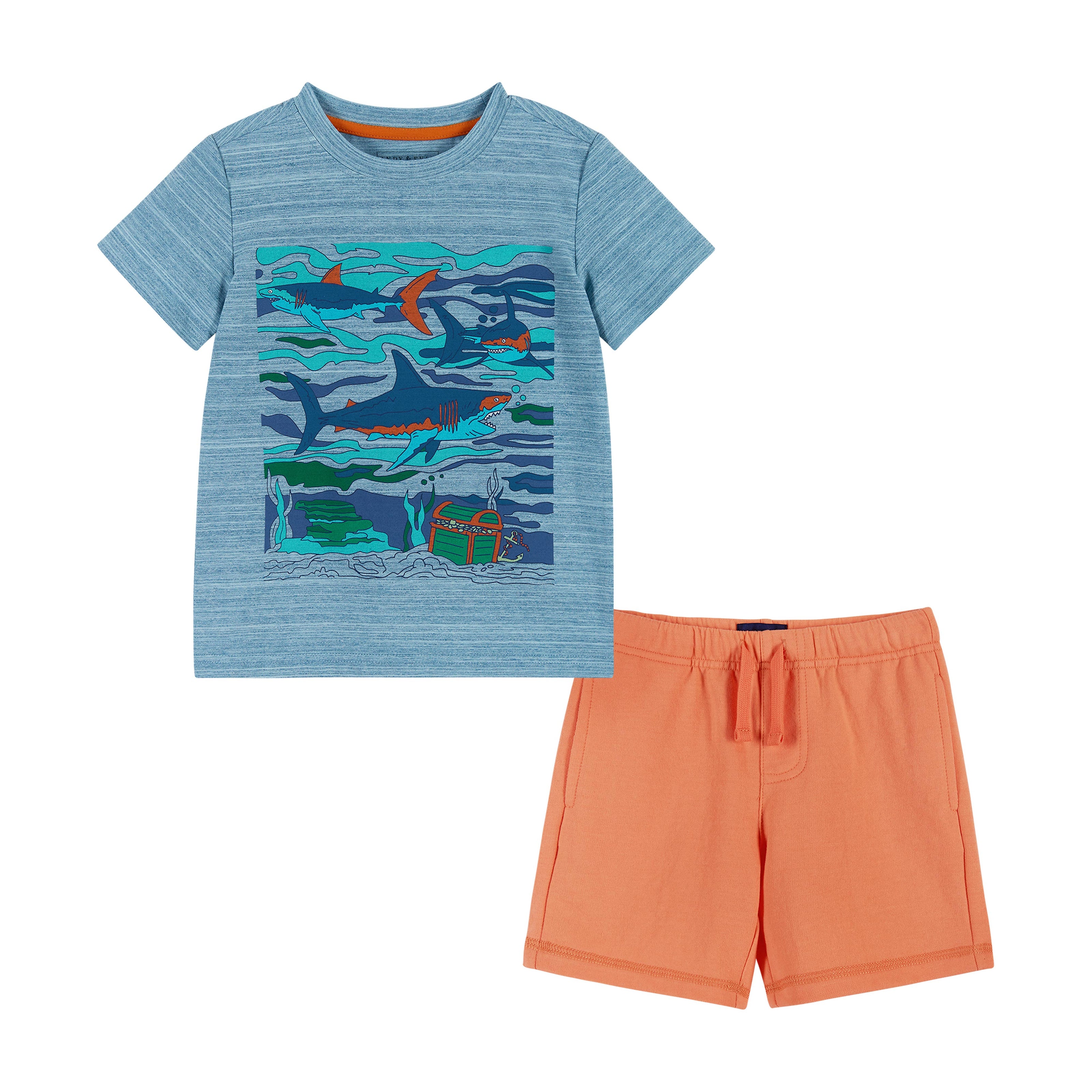 T-shirt Set - Blue Sharks