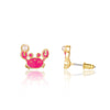 Happy Crab Children's Stud Earrings