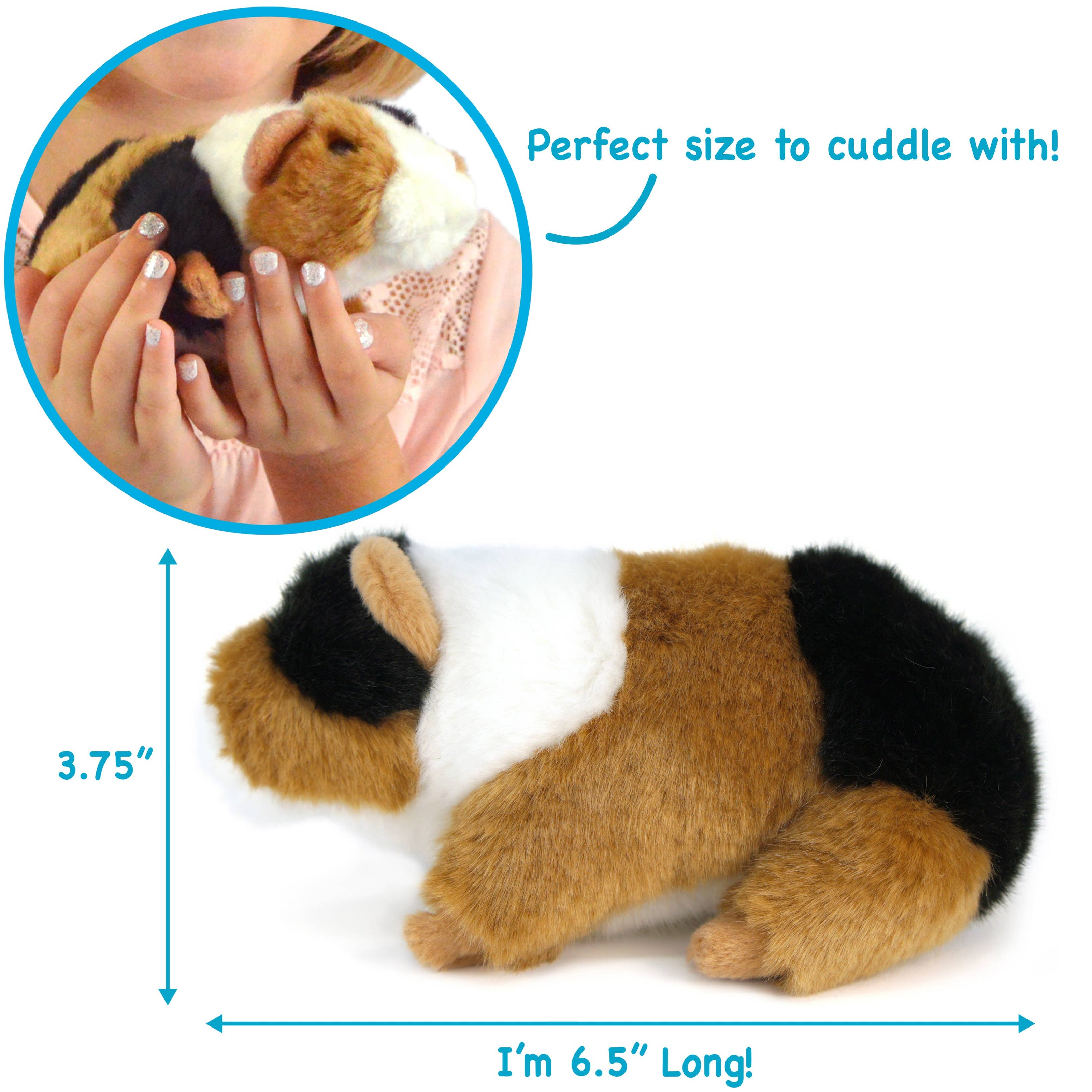 Gigi The Guinea Pig | 7 Inch Stuffed Animal Plush