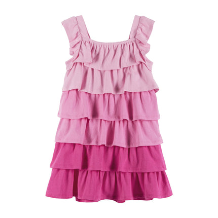 Pink Tiered Dress