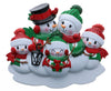 Snowman Family Personalized Christmas Ornament