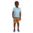 Boys Toddler Light Blue Toucan Playful Pocket Polo Shirt