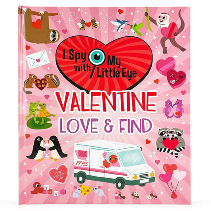 Valentine Love & Find: I Spy With My Little Eye  Hardcover Book